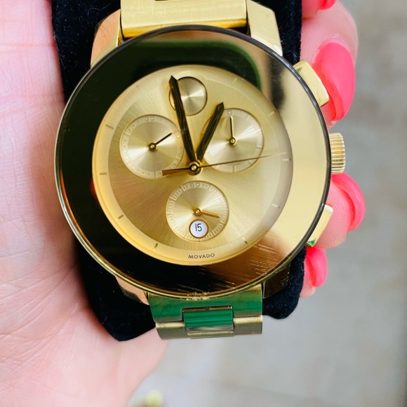 Movado Bold gold watch - Picture 5 of 5
